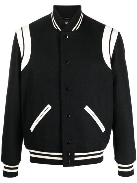 farfetch YSL teddy jacket